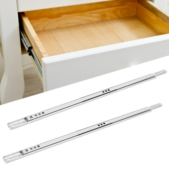 Slide, 2Pcs/Set Heavy Duty Drawer Slides, Strong Bearing Capacity Hardware Fitting For Closets Tool Cabinets Furniture Drawers