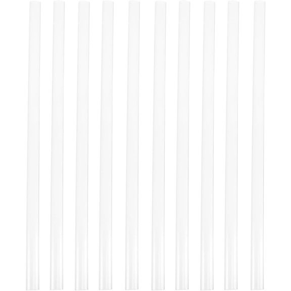 Slide Binders Transparent Binding Bars for Loose-Leaf Clips 12.00 in Plastic Bars 10 Pack for Report Covers File Organization Office School