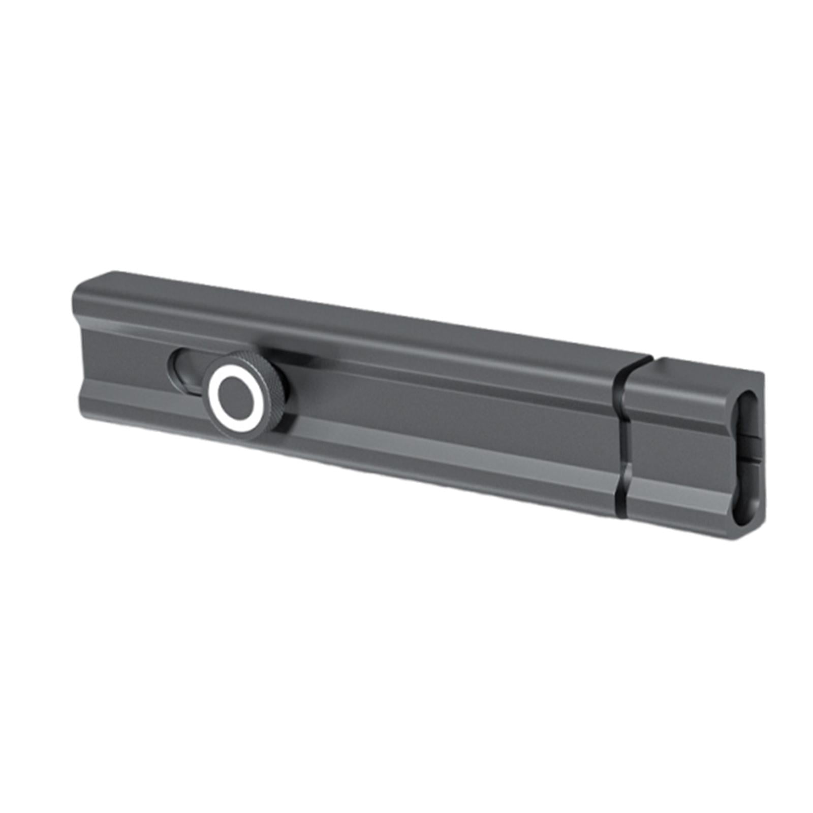 Slide Bolt Door Latch Barrel Bolt Lock Self Adhesive Aluminum Alloy Secure Fit for Home Office Bedroom Doors