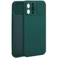 thumbnail image 1 of Slide Camera Lens Protective Cover Phone Case Compatible with iPhone Case (Green,iPhone 12 Pro Max), 1 of 10