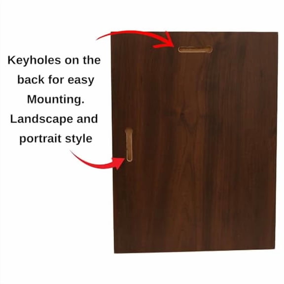 Slide in Certificate Display 10.5x13" Plaque Fits a 8.5x11" Document Cherry Finish Holder Elegant Plaque Frame, Achievement Frame for Awards, Photos, and More (Gold frame)