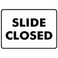 thumbnail image 1 of Slide Closed Sign Outdoor, Uv Printed Rust Free Aluminum 12 X 8 In,Yard Sign For Home, Business, Driveway Alert, 1 of 6