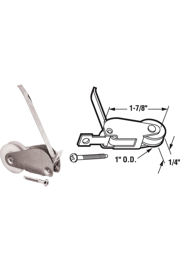 11314 Adjustable Sliding Screen Door Roller, 2-Pack
