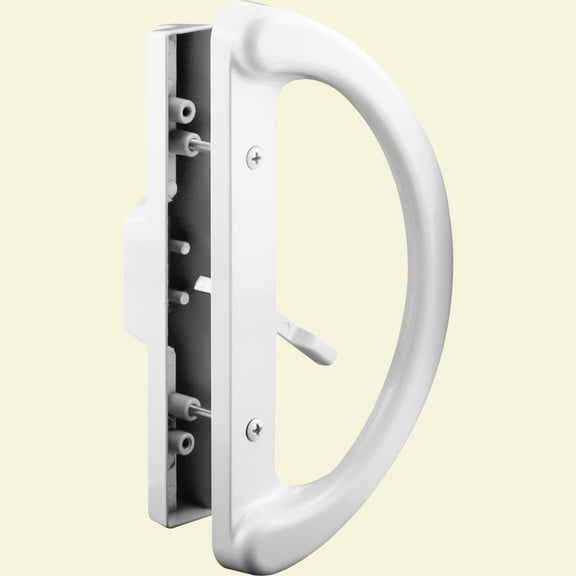 Slide-Co 143598 Diecast, White, Patio Door Handle