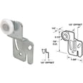 thumbnail image 1 of Slide-Co 16216-B Closet Door Roller, Back, 1/2-Inch Offset, 7/8-Inch Nylon Wheel,Pack of 2, 1 of 1