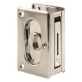 thumbnail image 1 of Slide-Co 164512 Pocket Door Privacy Lock with Pull, 3-3/4", Satin Nickel, 1 of 1