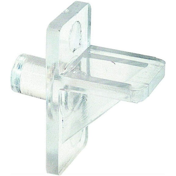 Slide-Co Prime-Line Shelf Support Pegs Plastic Clear 1/4" Dia. Carded