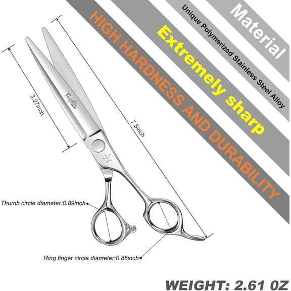 Slide Cutting 6.75inch Hair Shears