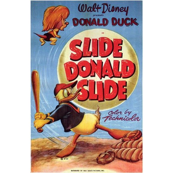 Slide Donald Slide Movie Poster (11 x 17)