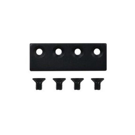 Slide Door Hardware Adaptor, Matte Black