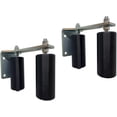 thumbnail image 1 of Slide Gate Guide Rollers 6" Black L Rear Post Bracket EG113-2 Pack, 1 of 7