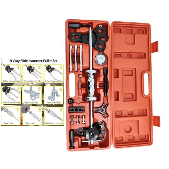 Slide Hammer Bearing Puller Hub Hammer Wheel Hub Puller Tool Tire Bearing Sliding Hammer Puller