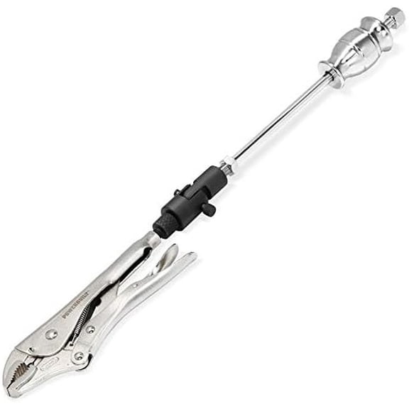 Slide Hammer Locking Pliers Set, 9 inch Locking Pliers, Sturdy 2 Pound Slide Hammer with a Quick Release Swiveling Coupler, Quick Connect Flex Joint Connection - 645044$$Tools & Hardware Other