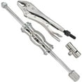 thumbnail image 1 of Slide Hammer Locking Pliers Set, 9 inch Locking Pliers, Sturdy 2 Pound Slide Hammer,Swivel Grip Attachment for Nail, Bolt, Pin, Seal, CV Axle Removal Tool, 1 of 9