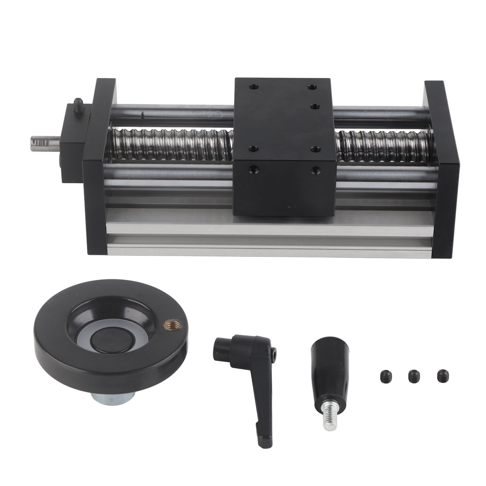 Slide Linear Stage 100mm Stroke 10mm Reserved Protection Dual Axes ...