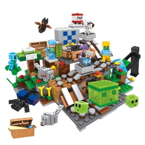 Slide Mechanism Track Building Playset, Pixel Game Inspired Creative Construction Toy with Elevator Track Design, DIY Assembly Building Bricks Kit, STEM-Inspired Build Gift for Pixel World Hobbyists