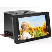 الشريحة & الماسح الضوئي السلبي مع 5 شاشة LCD، تحويل اللون & B & W السلبيات & الشرائح 35 mm، 126، 110 فيلم & سوبر 8 الشريحة إلى 22 MP JPEGs