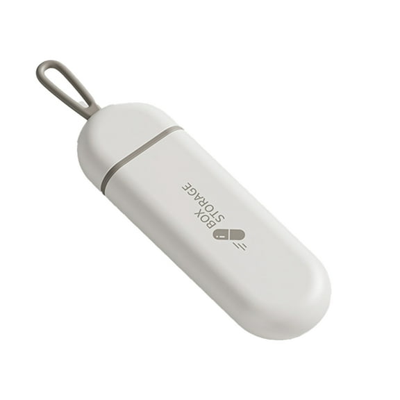 Slide-Out Pill Organizer,3 Compartment Daily Pill Case,Portable Travel Pill Box,Small,Discreet,Lightproof,Easy Open,Arthritis Friendly,Secure Lock,Prevents Spillage,for Supplements,Medication