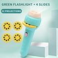 Slide Projector Flashlight Projection Light Toy Slide Flashlight Lamp