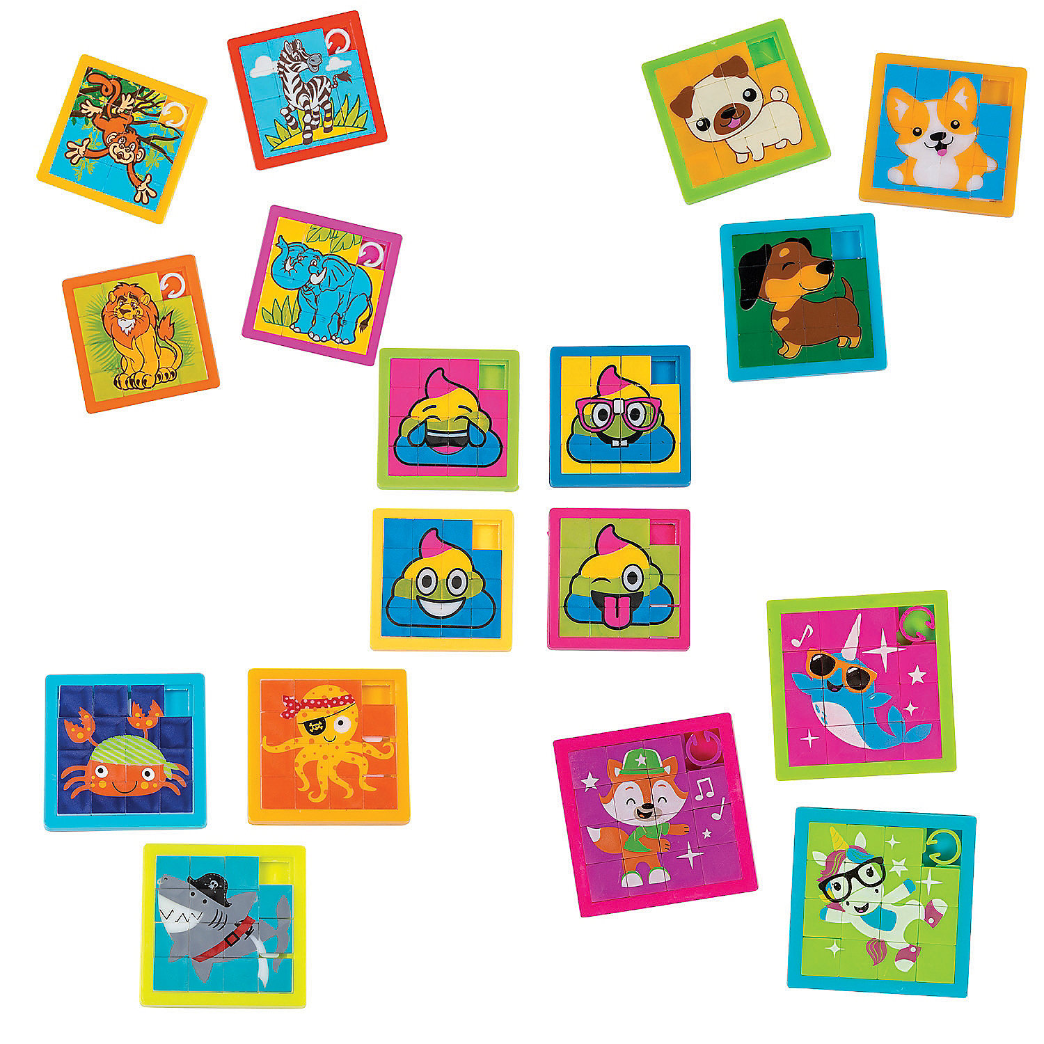 Slideshow Puzzles Slide Puzzle Assortment Bulk 60 Pc - Walmart.com