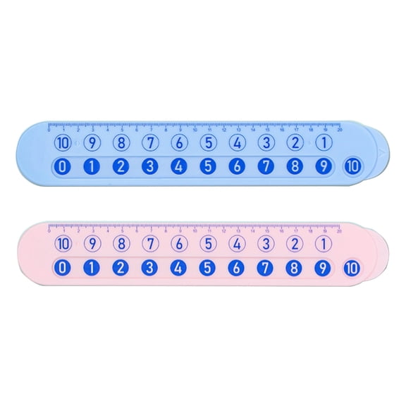 Slide Ruler for Mathematics Digital Decomposition Ruler Number Decomposition Ruler Math Training Number Matching Toy