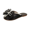 thumbnail image 1 of Slide Sandals Beach Sandals Anti Slip Slip on Sandals for Street Pool Travel Black 43, 1 of 9