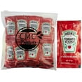 Slide Seal Bag of 25 Heinz 9g Ketchup Condiment Packs Ketchup w