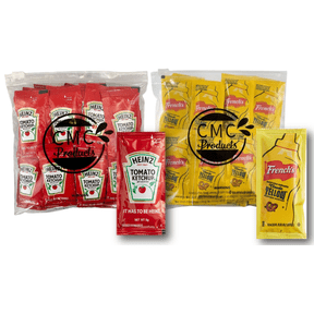 Tri Pack Condiments Condiment Packets for Travel and Meals