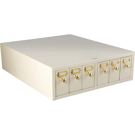 Slide Storage Cabinet - Modular Slide Storage with 6 Drawers Hold Up to 5,000 Slides Lab Storage Cabinet for Microscope Slides, Compatible with Similar Cabinets Already in Use