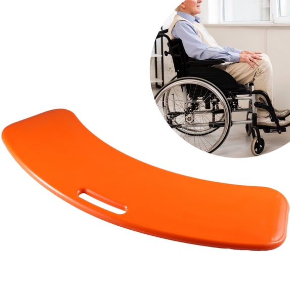 Slide Transfer Board, Thickened Patient Transfer Board with 330lbs Weight Capacity, Curved Transferring Board with Handle, Slide Assist Device for Bed Car Toilet