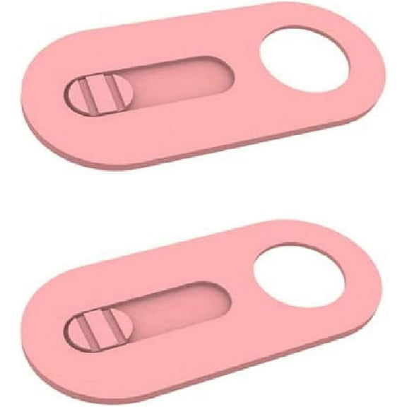 Slide Webcam Cover 0.027inch Web Camera Cover for Computer, Dell HP Laptop, iMac, MacBook Pro, Smartphone, Slider Camera Blocker Protect Privacy and Securtiy(Pink-2Pack)