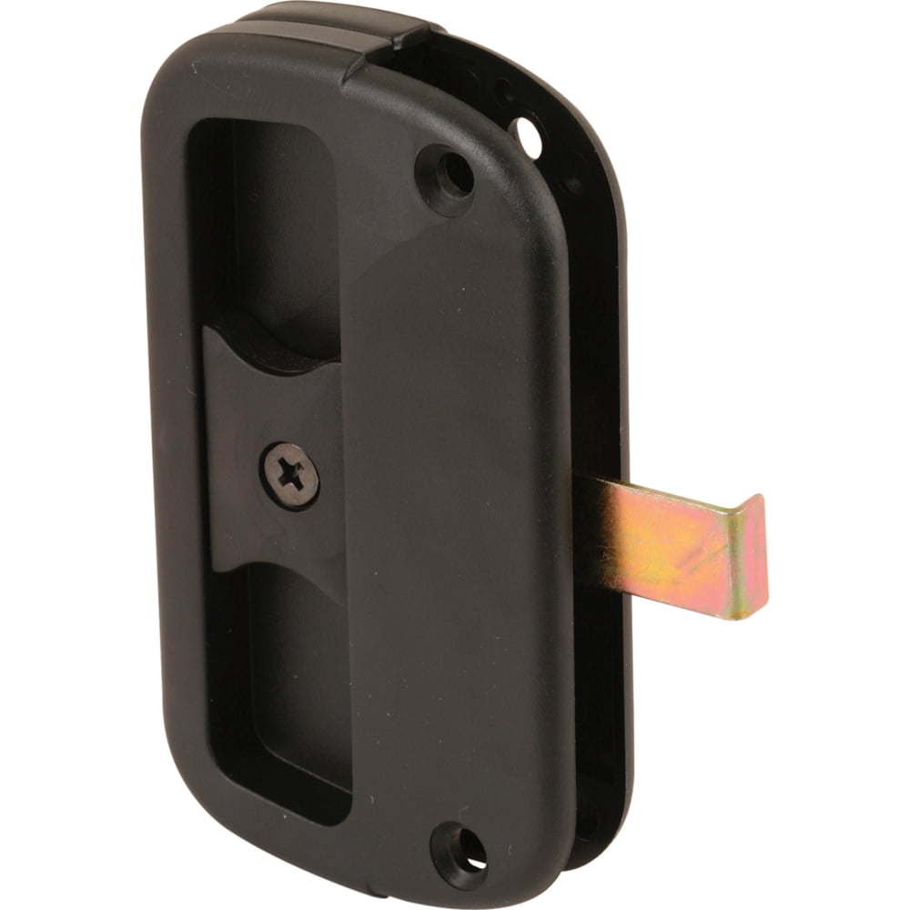 Slide-co Black Plastic Sliding Screen Door Latch and Pull, Alumilite