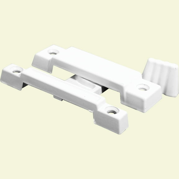 Slide-co Diecast White Finish, Window Sash Lock