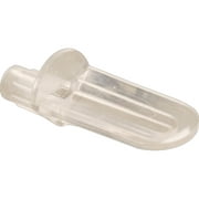 Slide-co Shelf Support Peg, 1/4 in., Clear Plastic (12-pack) Bracket