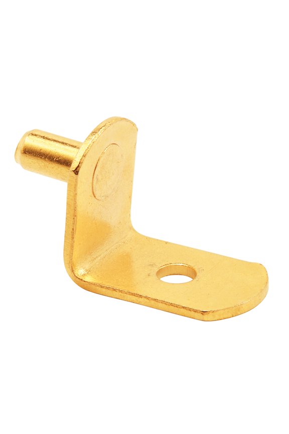 Shelf Support Pegs Steel Brass Plated 5mm Diameter Bracket