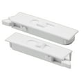 thumbnail image 1 of Slide-co Tilt Latch Pair, White Plastic Construction, spring-loaded, Snap-In, 1 of 4