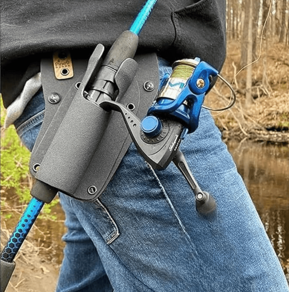Wading Rod Holder Wading Rod Holder Fishing Rod Belt Holder Lightweight Waist Clip Wading Rod Holder Wading Rod Holder Fishing Rod Belt Holder Lightweight Waist Clip