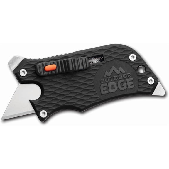 SlideWinder - Utility Knife Multitool with Standard Replaceable Razor Blade, Screwdrivers, Prybar, Bottle Opener and Pocket Clip with Locking Auto-Retracting Blade