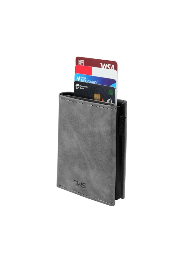 SlideX Neo RFID-Protected Dual Color Wallet Cardholder - Grey