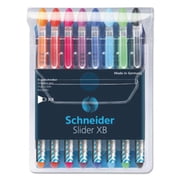 Stride RED151298 1.4mm Schneider Slider Stick Ballpoint Pen, Multi Color & Barrel - 8 Per Pack
