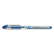 Stride RED151203 1.4mm Schneider Slider Stick Ballpoint Pen, Blue & Silver Barrel - Pack of 10