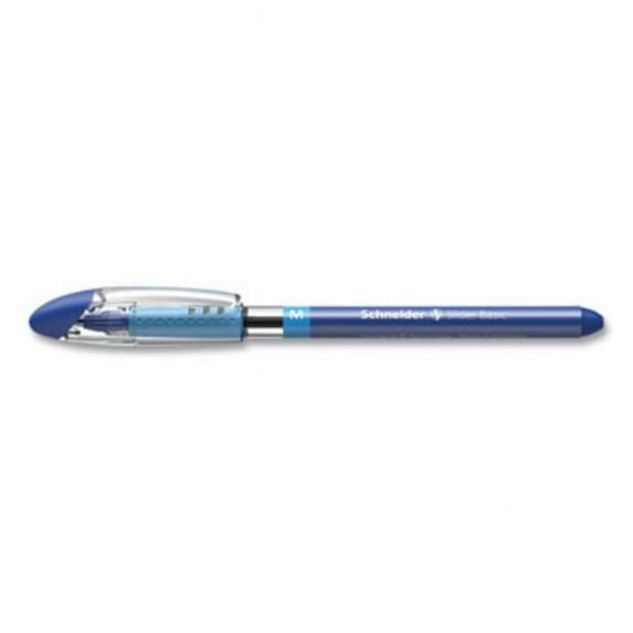 Slider Ballpoint Pen, Stick, Medium 0.8 Mm, Blue Ink, Blue/silver Barrel, 10/box | Bundle of 5 Boxes