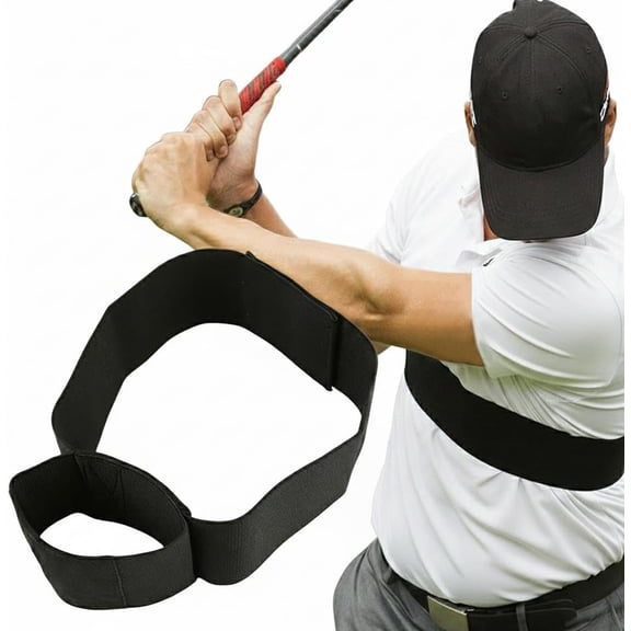 Slider Golf Training Aid, Adjustable Swing Correcting Arm Band, Sliders Training Aids for Men & Women Postures Correction, Improve Swing Stability
