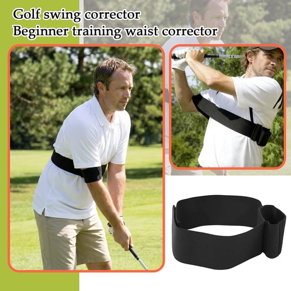 Slider Golf Training Aid,Golf Swing Arm Connection Band, Elastic Training Aid for Swing Correction and Muscle Memory, Adjustable Golfing Equipment for Beginners and Pros