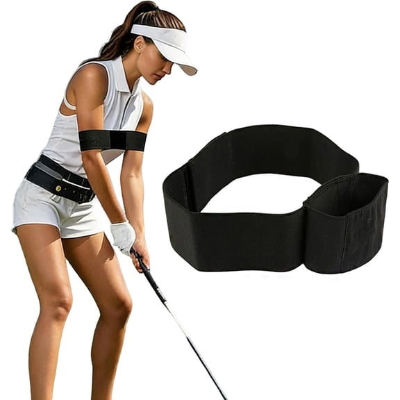 Slider Golf Training Aid, Swing Correcting Arm Band, Innovative Arm Connection Aid with Strong Restraining Power, for Swing Correcting Improve Swing Stability, Unisex