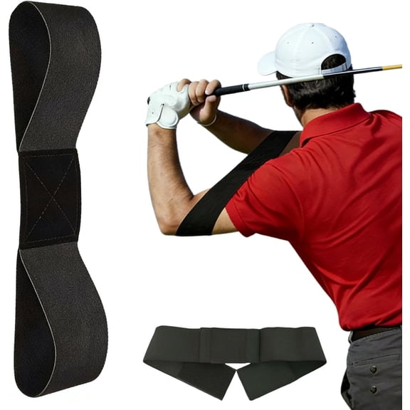 Slider Golf Training Aid, Swing Correcting Arm Band, for Swing Correcting Improve Swing Stability,Innovative Arm Connection Aid with Strong Restraining Power, Unisex