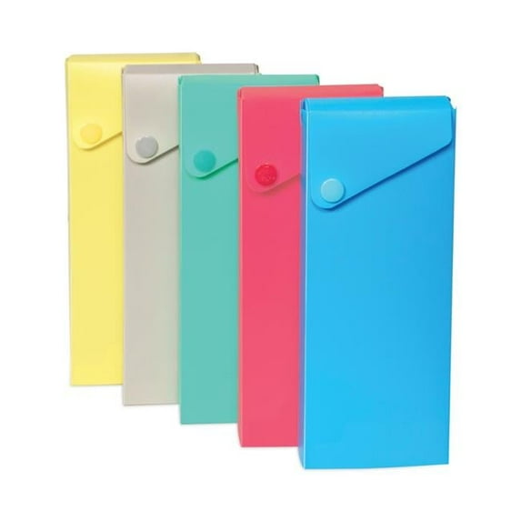 Slider Pencil Case - Assorted Color - Pack of 24