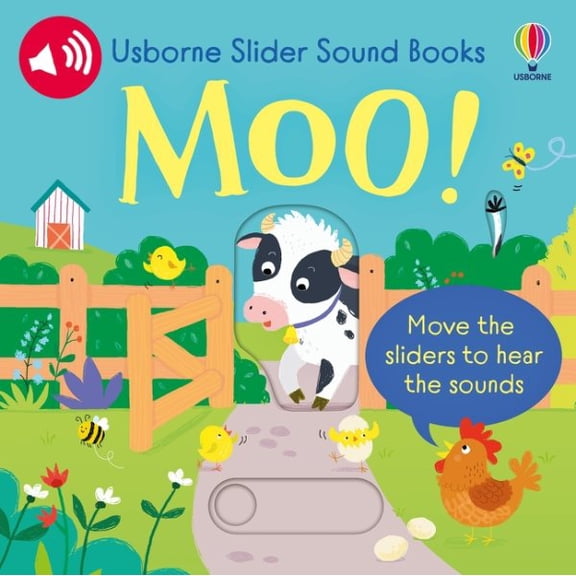 Sam Taplin Slider Sound Books Moo! (Board Book) Slider Sound Books