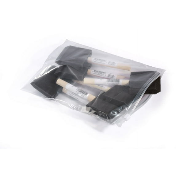 Slider Top 3 Mil Clear Poly Bags, 6W X 9L inches (Laddawn 4070) - Case of 250 Bags