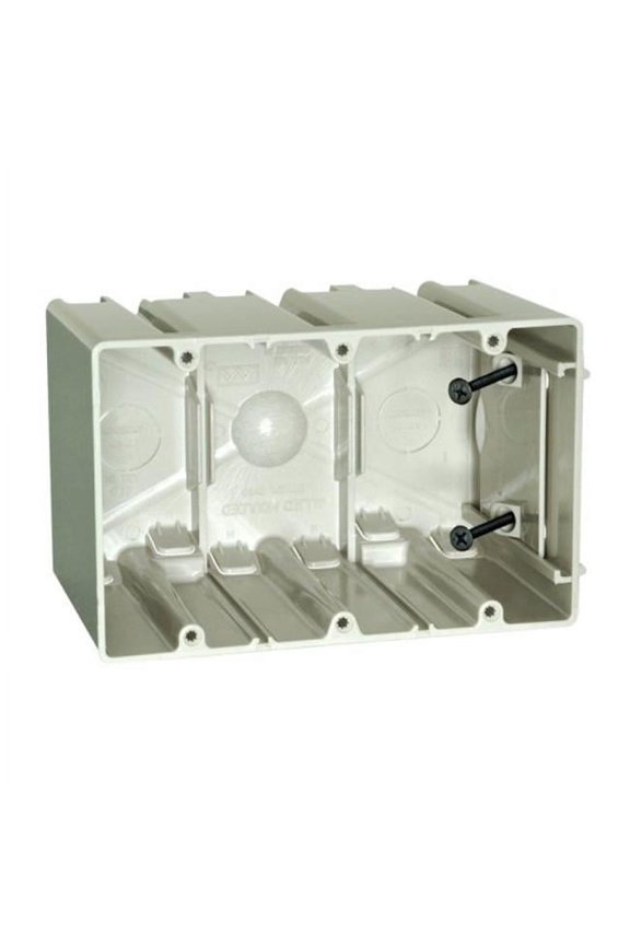 SB-3 3 Gang Slider Nometal Outlet Box